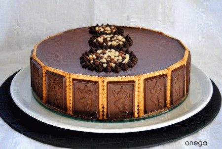 Torta de Castañas , naranja y chocolate